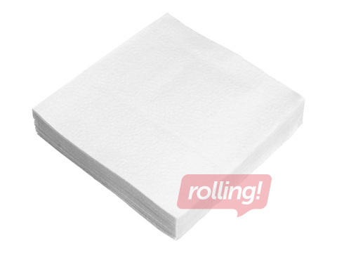 Napkins, Lenek, 33x33cm, 1-ply, white, 400 pcs