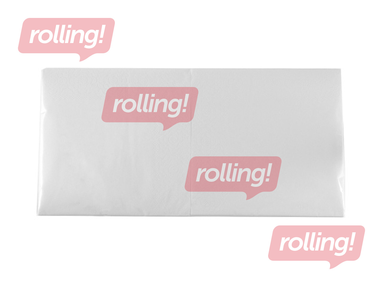 Salvetes, Lenek, 33x33cm, 1 slānis, baltas, 400 gab.