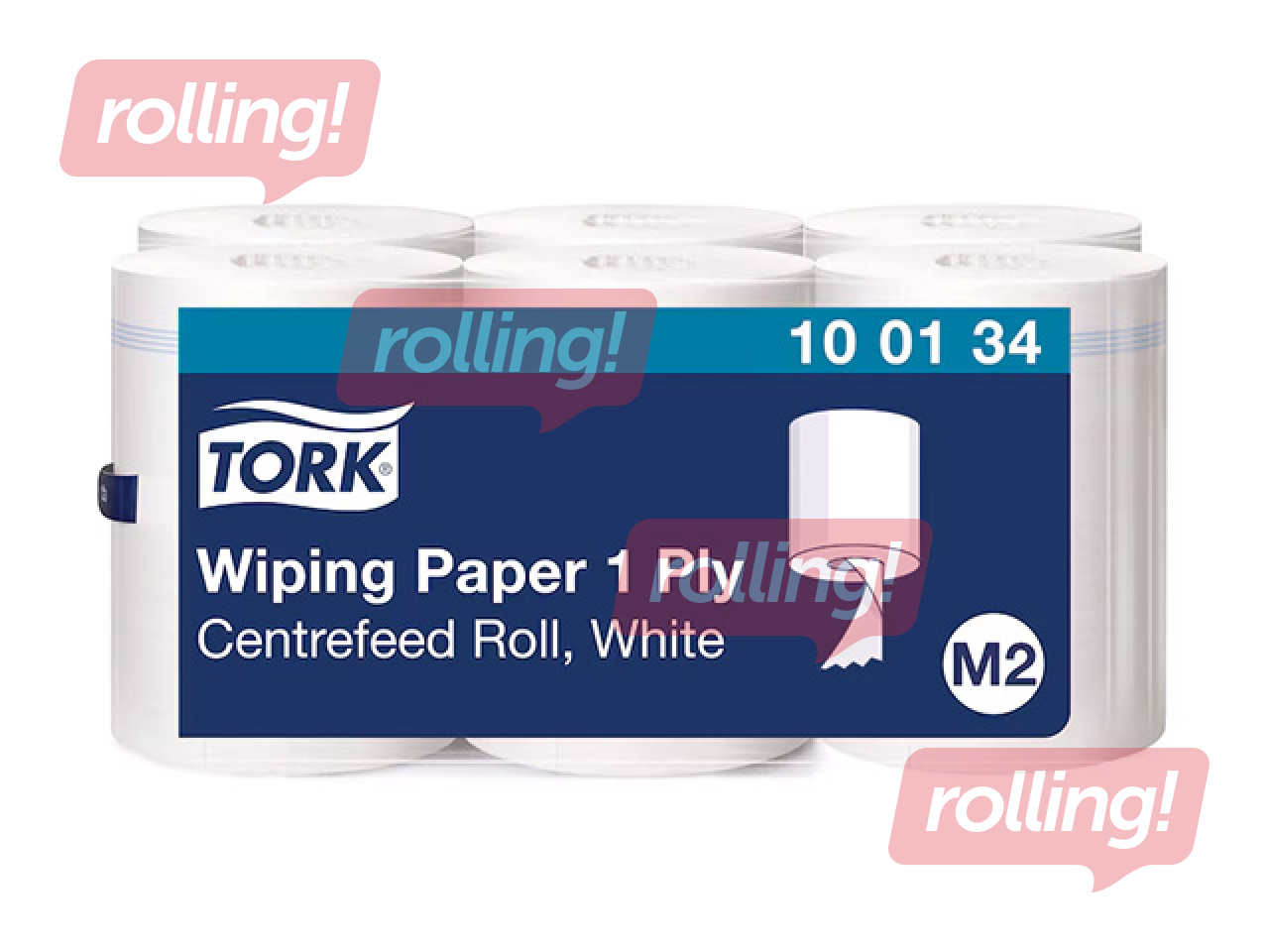 Бумажные полотенца в рулонах Tork Centerfeed, M2, 1 слой, 275м, 6 рулонов