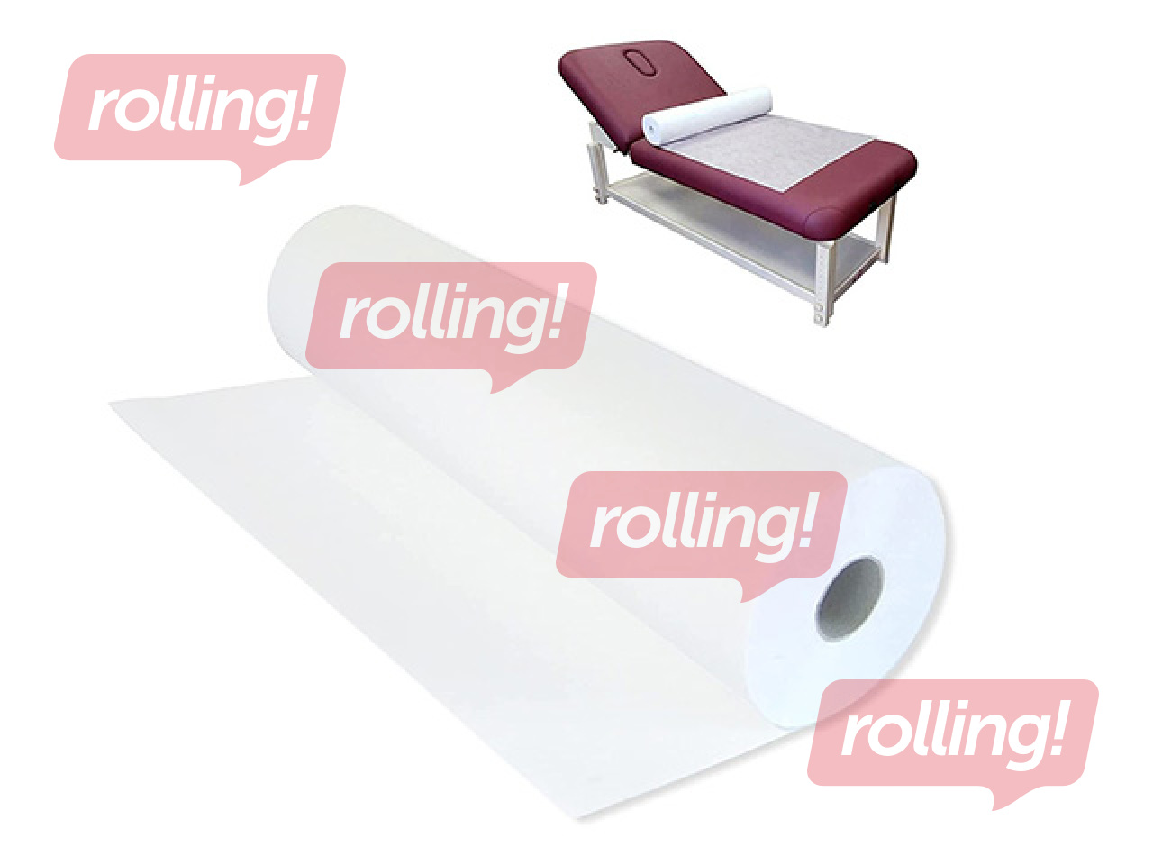 Sanitārais pārklājs DP MediPro, 2 kārtas, 50cm x 50m, 1 rullis