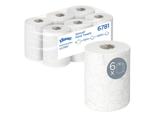 Paper towels Kleenex Ultra Slimroll, 2-ply, 100m, 6 rolls