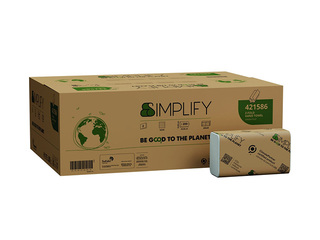 Бумажные полотенца Simplify, 2 слоя, 200 листов, 20 пачек