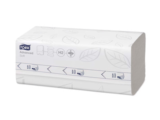 Paper towels Tork, Xpress, Multifold, H2, white, 2-ply, 240 sheets, 12 packs