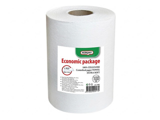 Paper towels Merkant Centerfeed, 1 ply, 100m, 1 roll