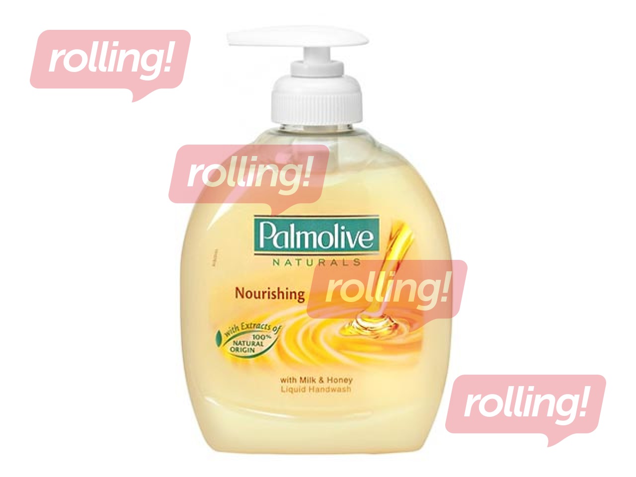 Šķidrās ziepes Palmolive, piena un medus, 300ml