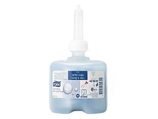 Vedelseep juustele ja kehale Tork Premium Mini Mild S2, helesinine, 475ml