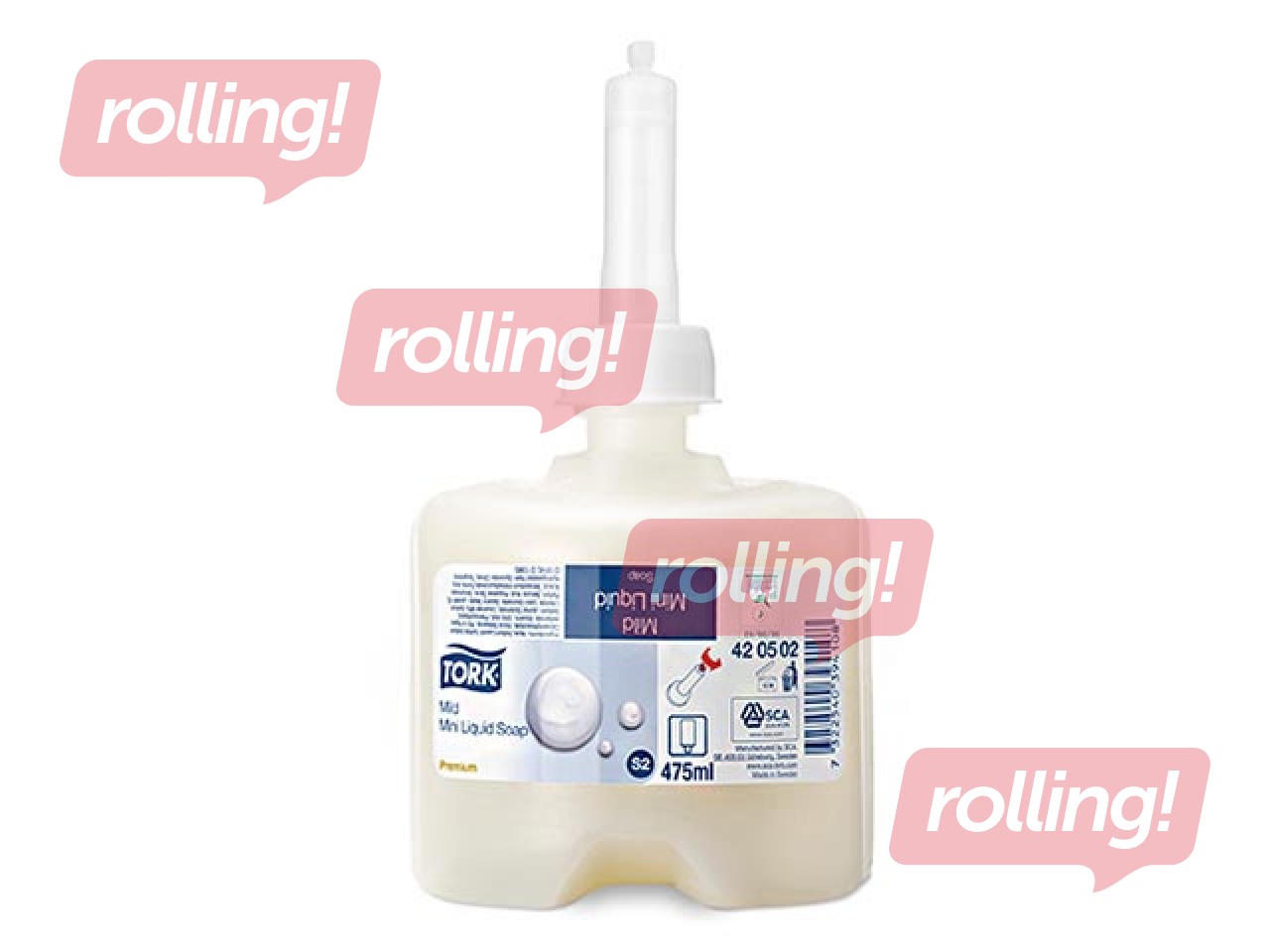 Vedelseep Tork Premium Mini Mild S2, kollane, 475ml