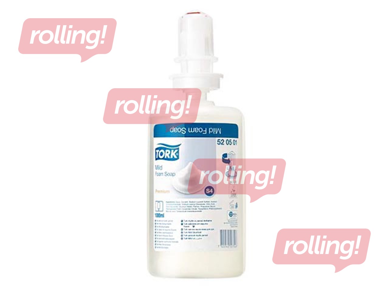 Putu ziepes Tork Mild Foam Soap S4, 1l