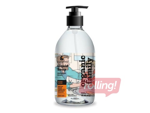 Šķidrās ziepes Purenn ar pīlādžu un liepziedu ekstraktiem, ekoloģiskas, 500ml