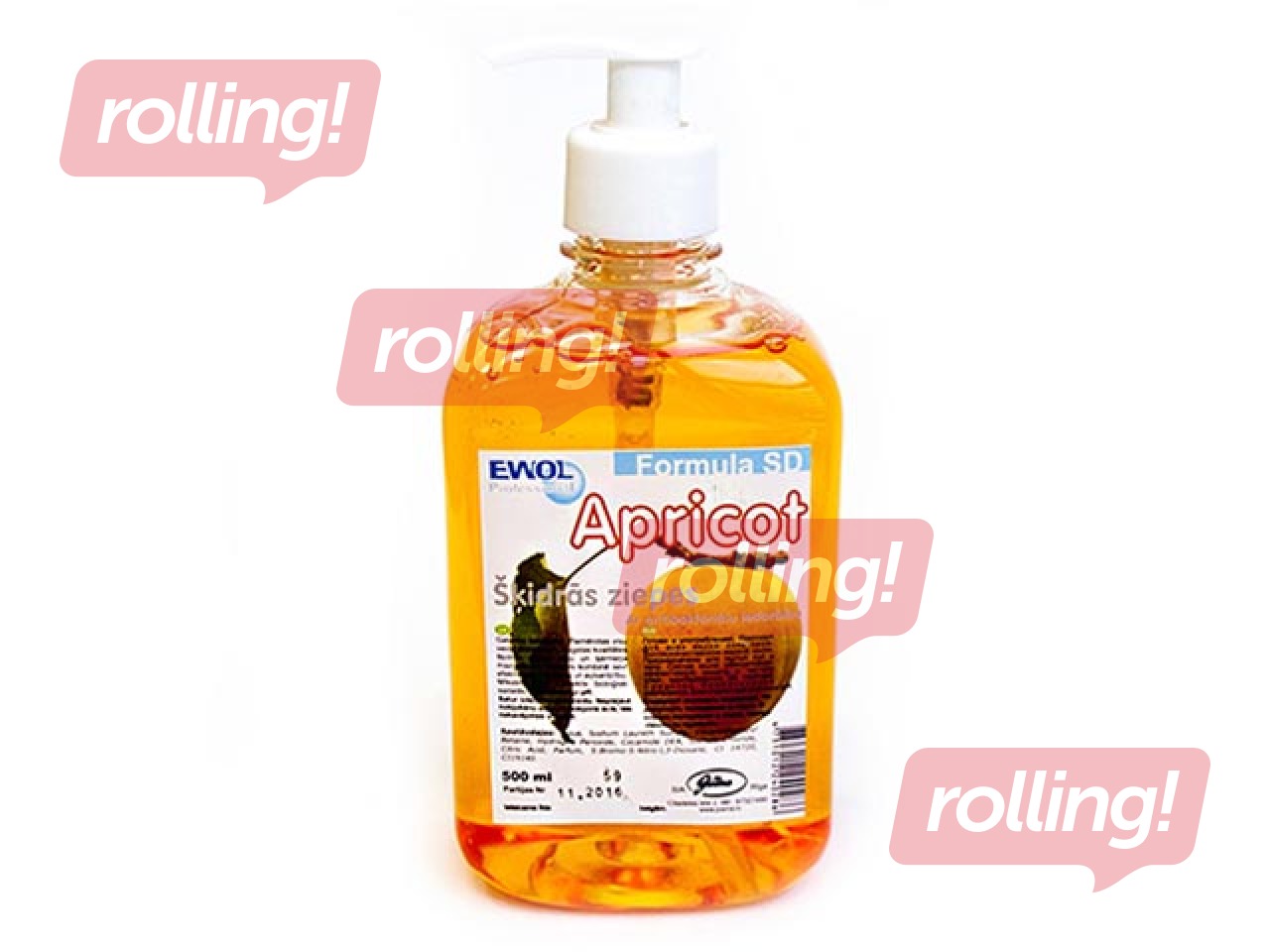 Šķidrās ziepes Ewol Professional Formula SD Apricot, 500ml