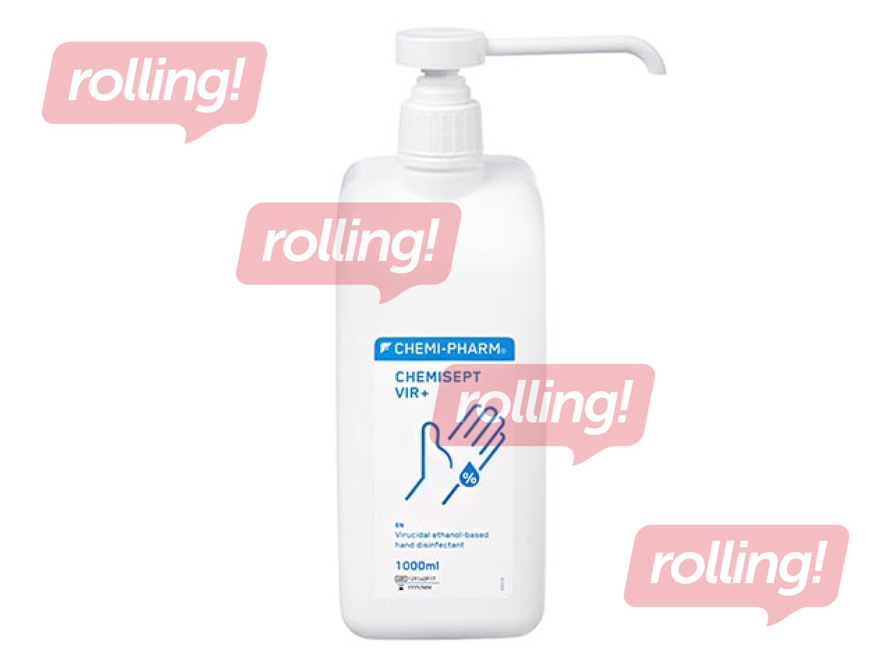 Dezinfekcijas līdzeklis Chemisept Vir+, rokām un aprīkojumam, 1l
