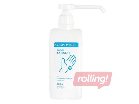 Dezinfekcijas līdzeklis Chemi-Pharm Aloe Skinsept, gēls rokām, 500ml