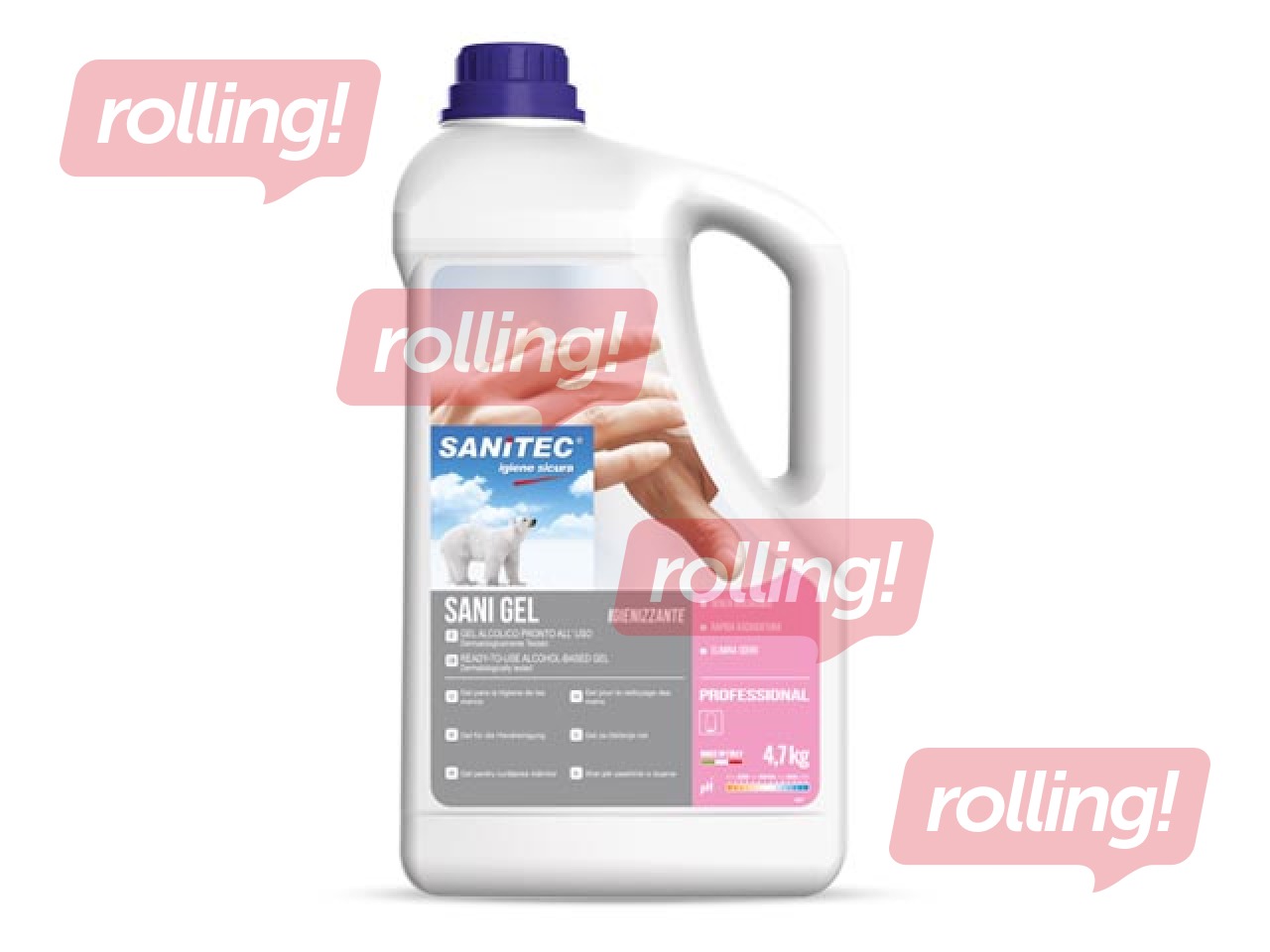 Disinfectant gel for hands Sanitec, Sani Gel, 5l