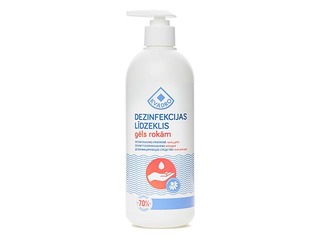 Dezinfekcijas līdzeklis Kvadro, rokām, gēls ar kumelītes ekstraktu, ar pumpīti, 500ml 