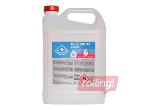 Disinfectant for hands, surfaces, equipment Kvadro, 5l