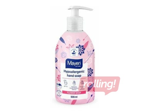 Šķidrās ziepes Mayeri All-care Flower shop, hipoalerģiskas, 500ml