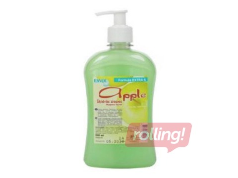 Šķidrās krēmziepes Ewol Apple, 500ml