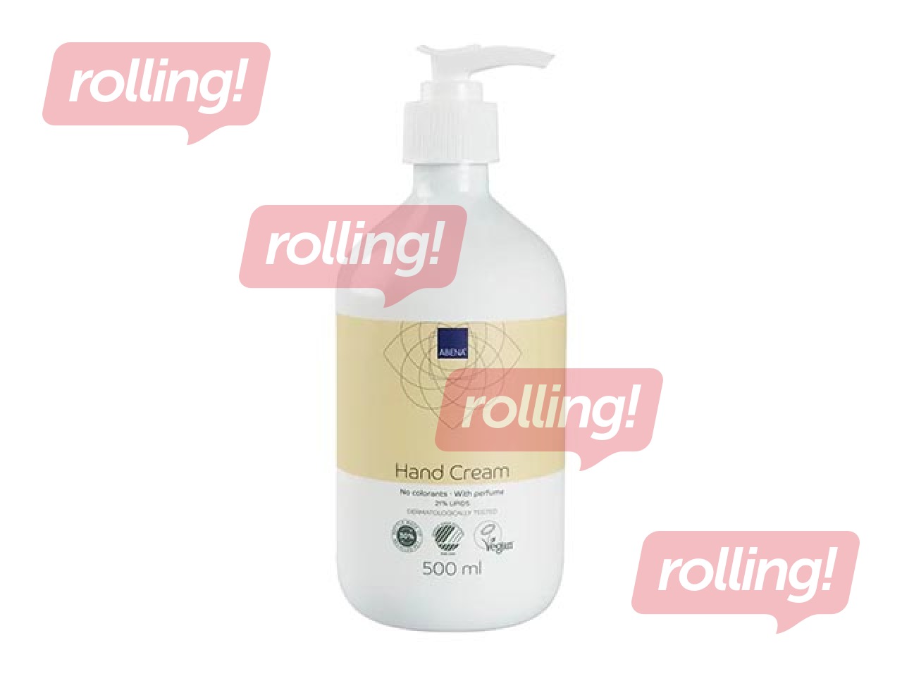 Kätekreem Abena, lõhnaga, dosaatoriga, 500ml