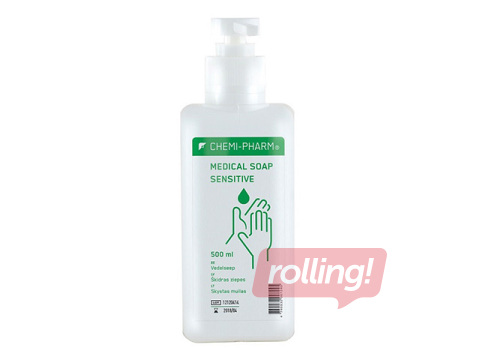 Liquid soap Chemi-Pharm Medical, Sensitive, free from colorants and fragrances, 500ml