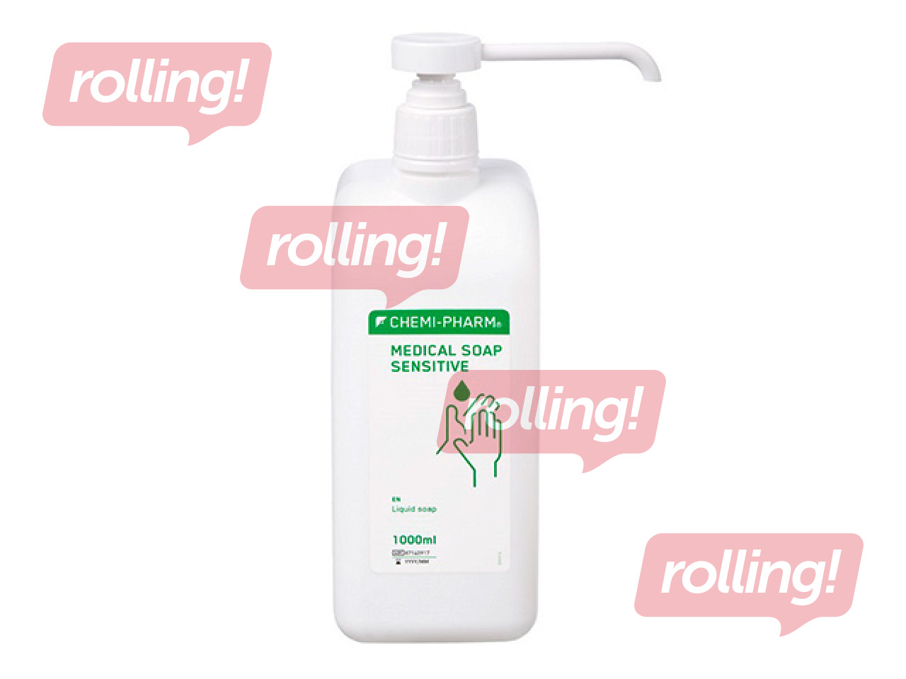 Жидкое мыло Chemi-Pharm Medical, Sensitive, не содержит красителей и отдушек, 1л