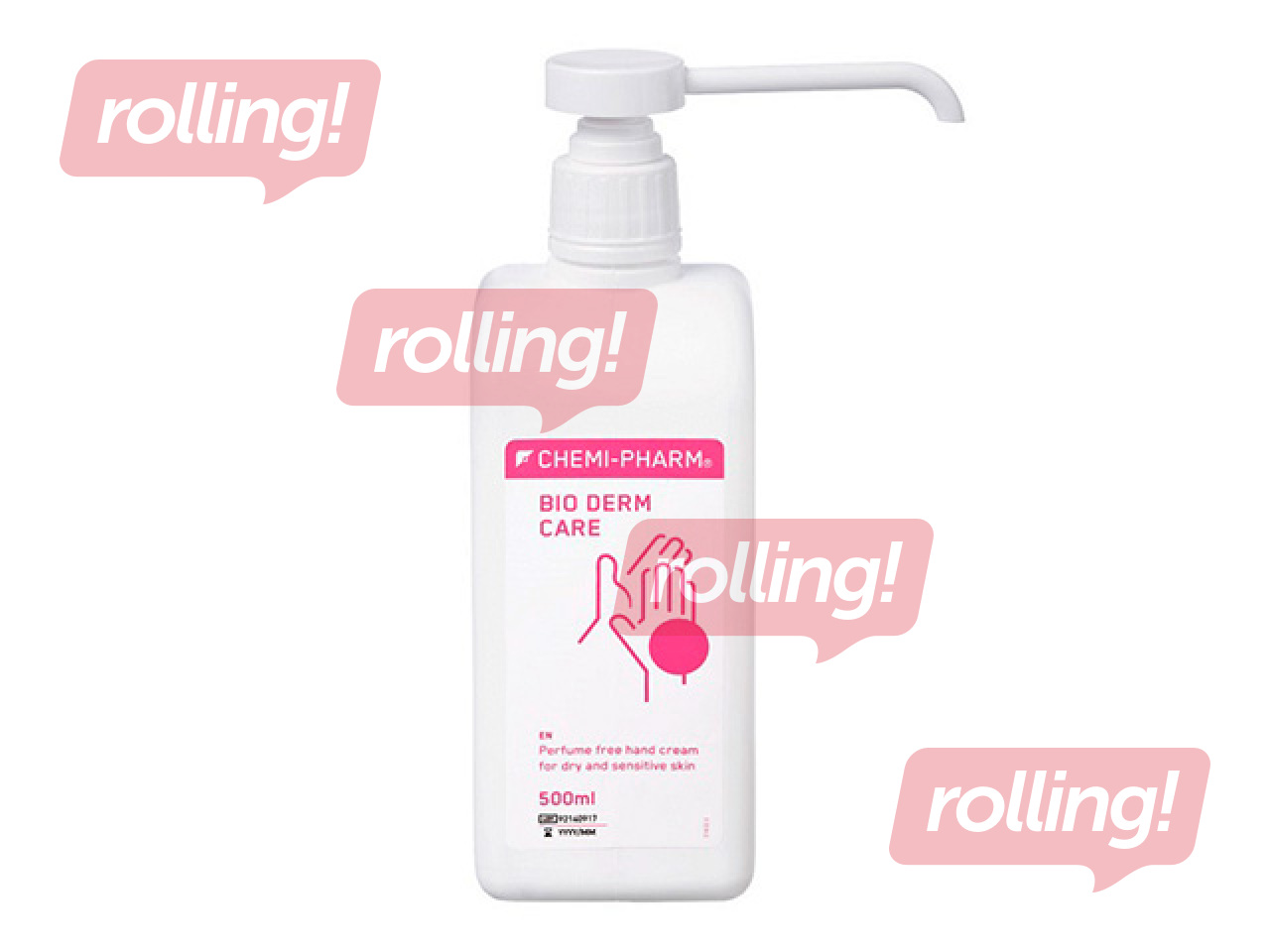 Roku krēms Chemi-Pharm Bio Derm Care, sausai un jutīgai ādai, ar dozatoru, 500ml