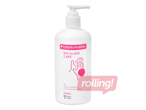 Roku krēms Chemi-Pharm Bio Glove Care, aizsargājošs, ar dozatoru, 250ml