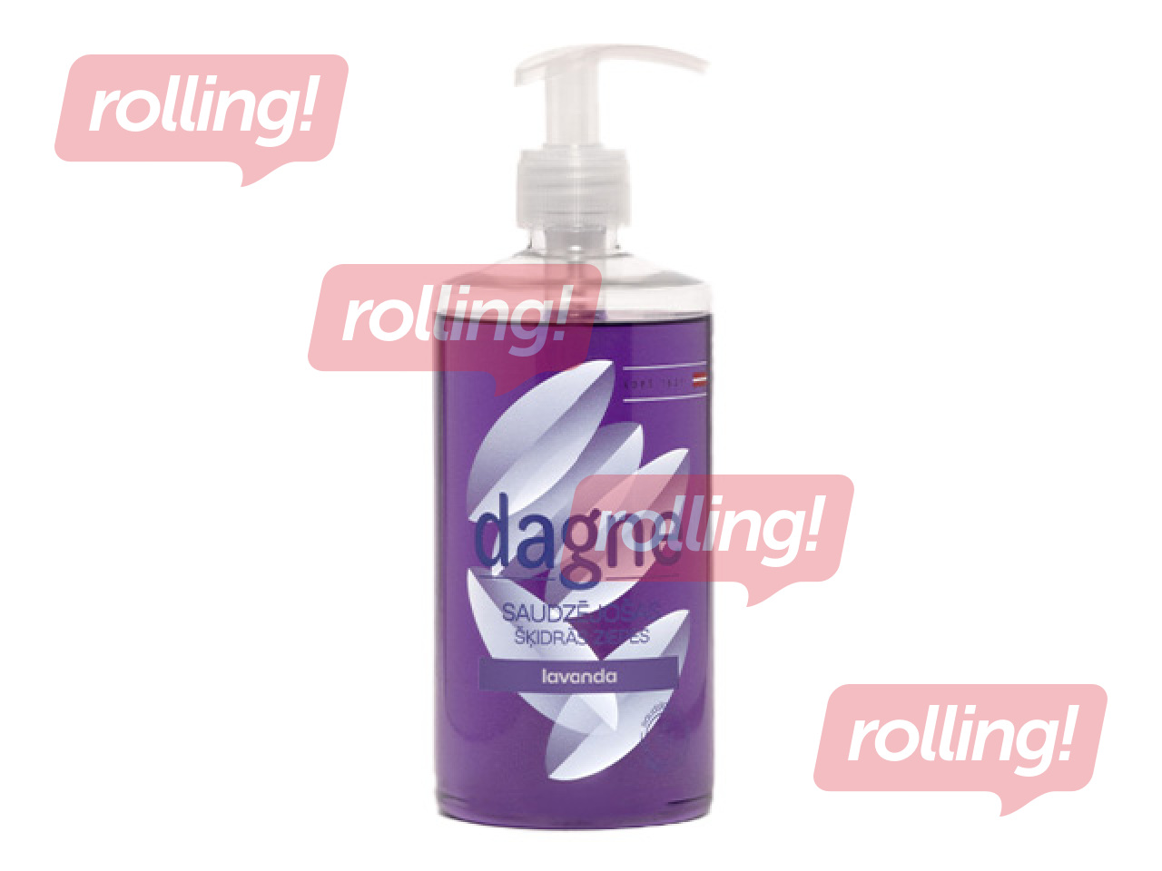 Šķidrās ziepes Dagne, lavanda, 500ml