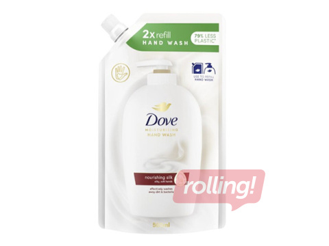 Šķidrās ziepes Dove Nourishing Silk, rezerve, 500ml