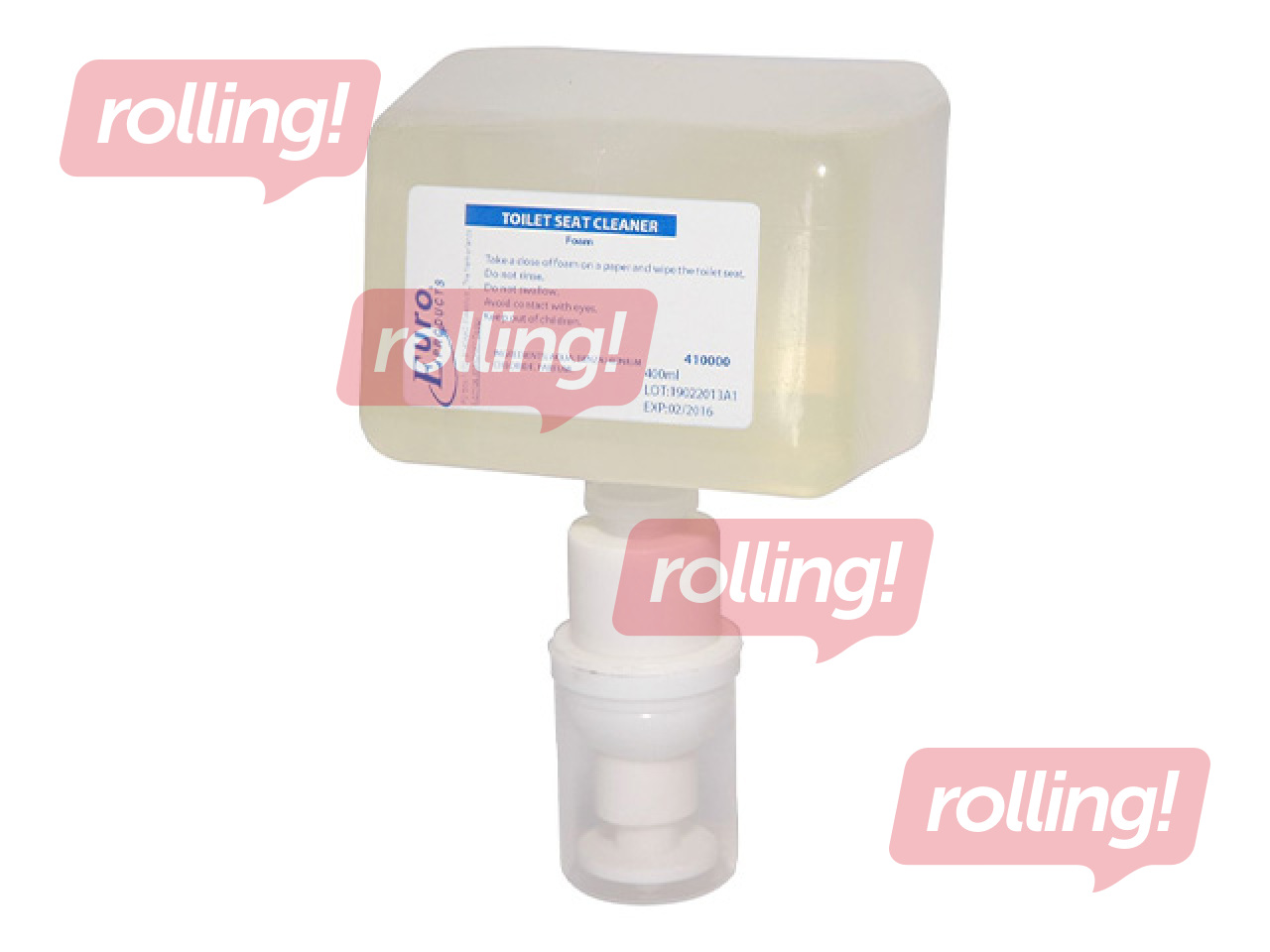 Tualetes poda sēdekļa tīrīšanas putas Euro, 400ml