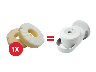 Vahutav kätepesuseep Lesseau, 12 tk + KAMPAANIA! Osta Lesseau vahutav kätepesuseep ja sa