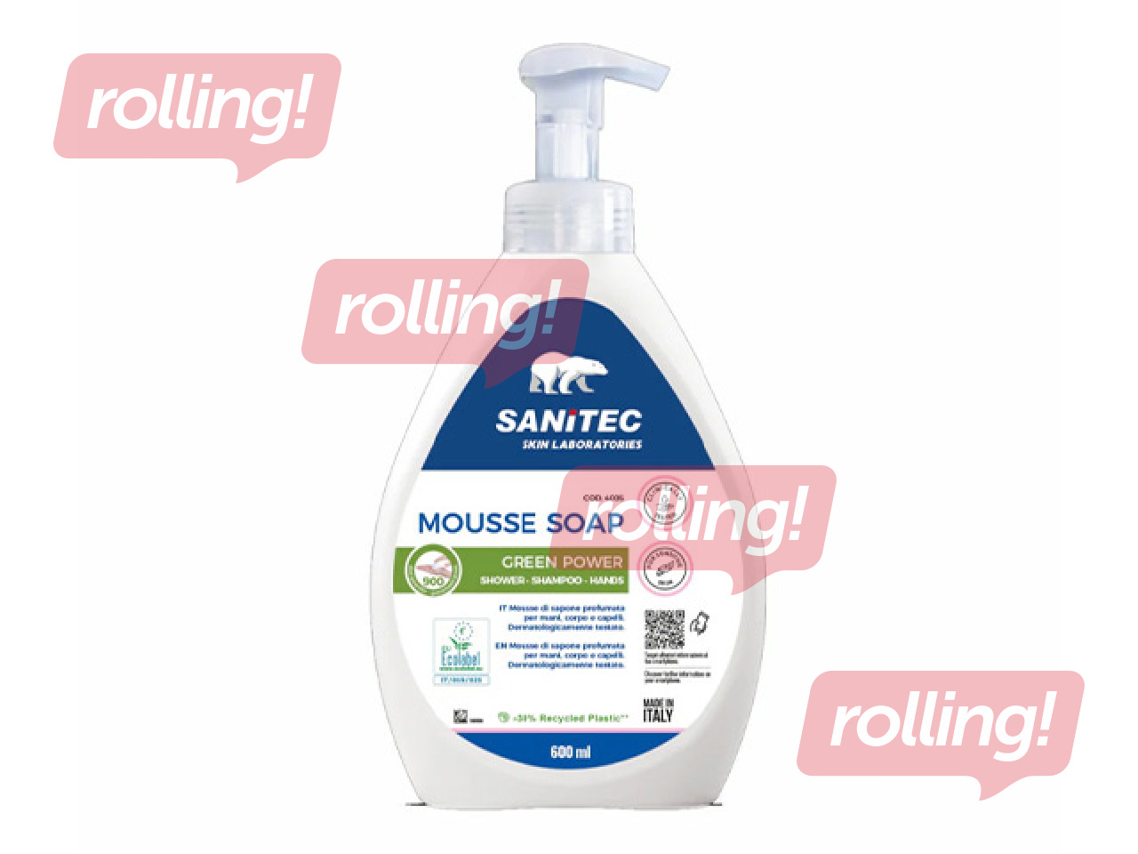 Vahtseep Sanitec, Skin Lab Mousse, 600ml