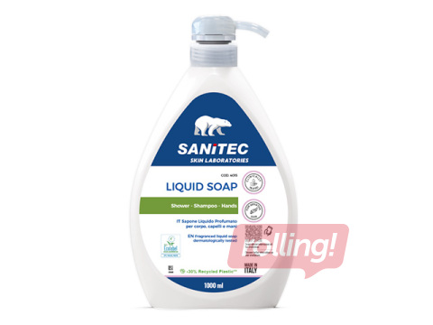 Šķidrās ziepes Sanitec, Green Power, ekoloģiskās, 1l