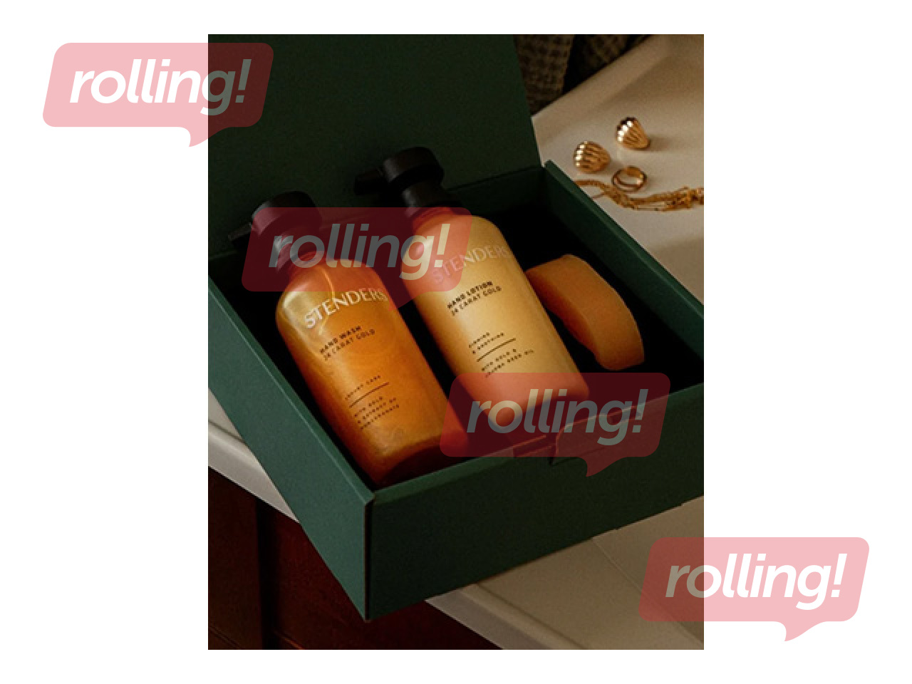 Dāvanu komplekts Stenders, Zelta pieskāriens