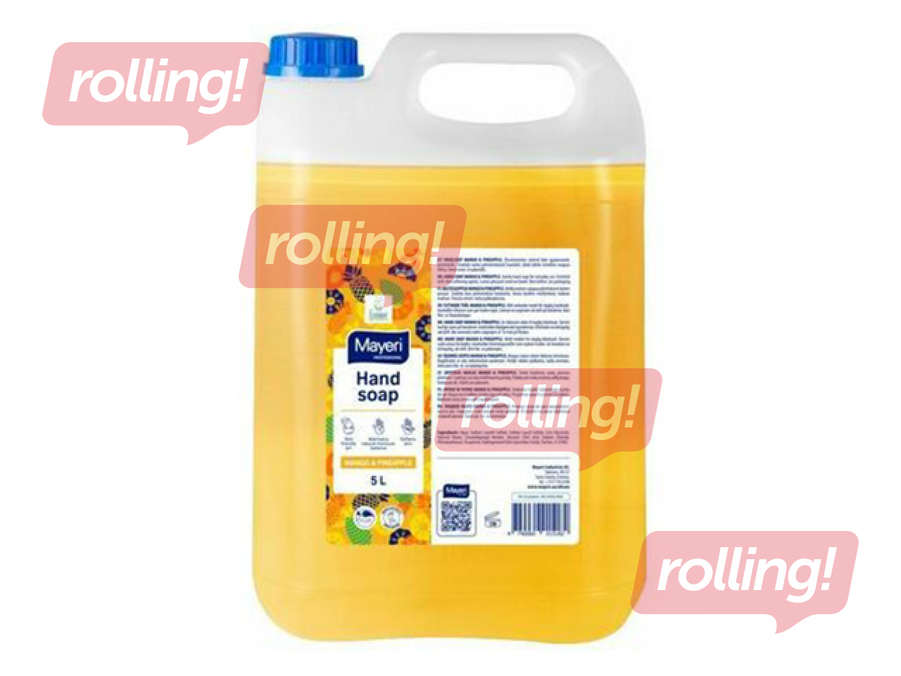 Жидкое мыло Mayeri, манго, ананас, 5л