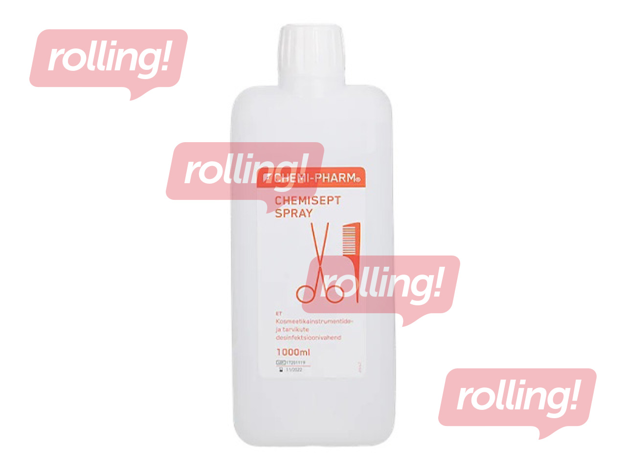 Desinfitseerimisvahend Chemisept Spray, kosmeetikainstrumentidele ja tarvikutele, 1l