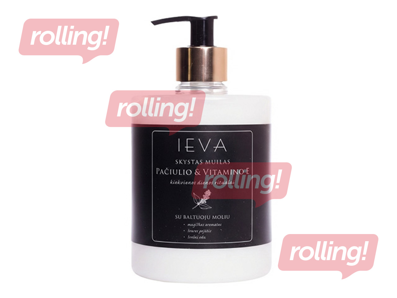 Vedel seep Koslita Ieva, patšuli ja E-vitamiin, 500ml