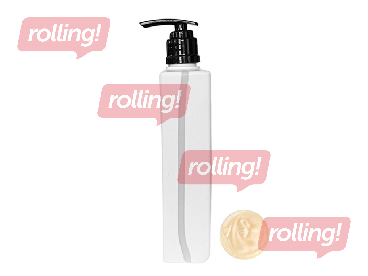 Hair conditioner dispenser Oriva, white tea fragrance, 310ml