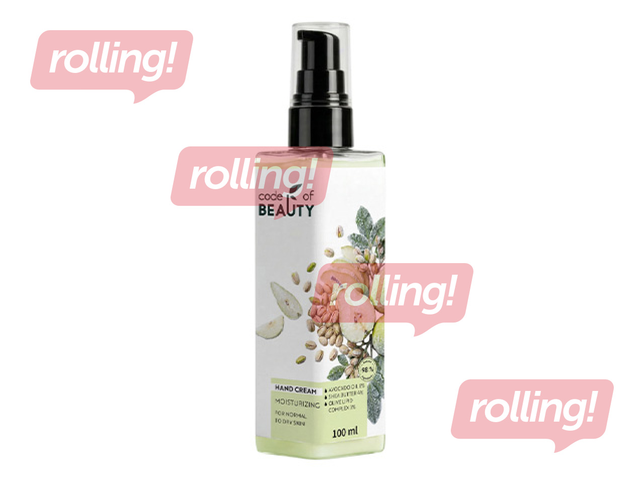 Hand cream Code of Beauty, moisturizing, pear and pistachio, 100ml