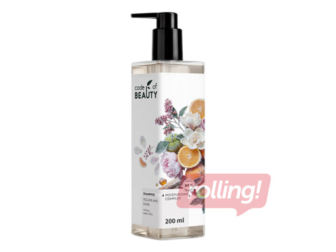 Šampūns Code of Beauty, Volume and Shine, Green Infusion, 200ml