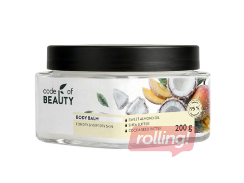 Крем для тела Code of Beauty, питательный, Mango & Coconut, 200мл