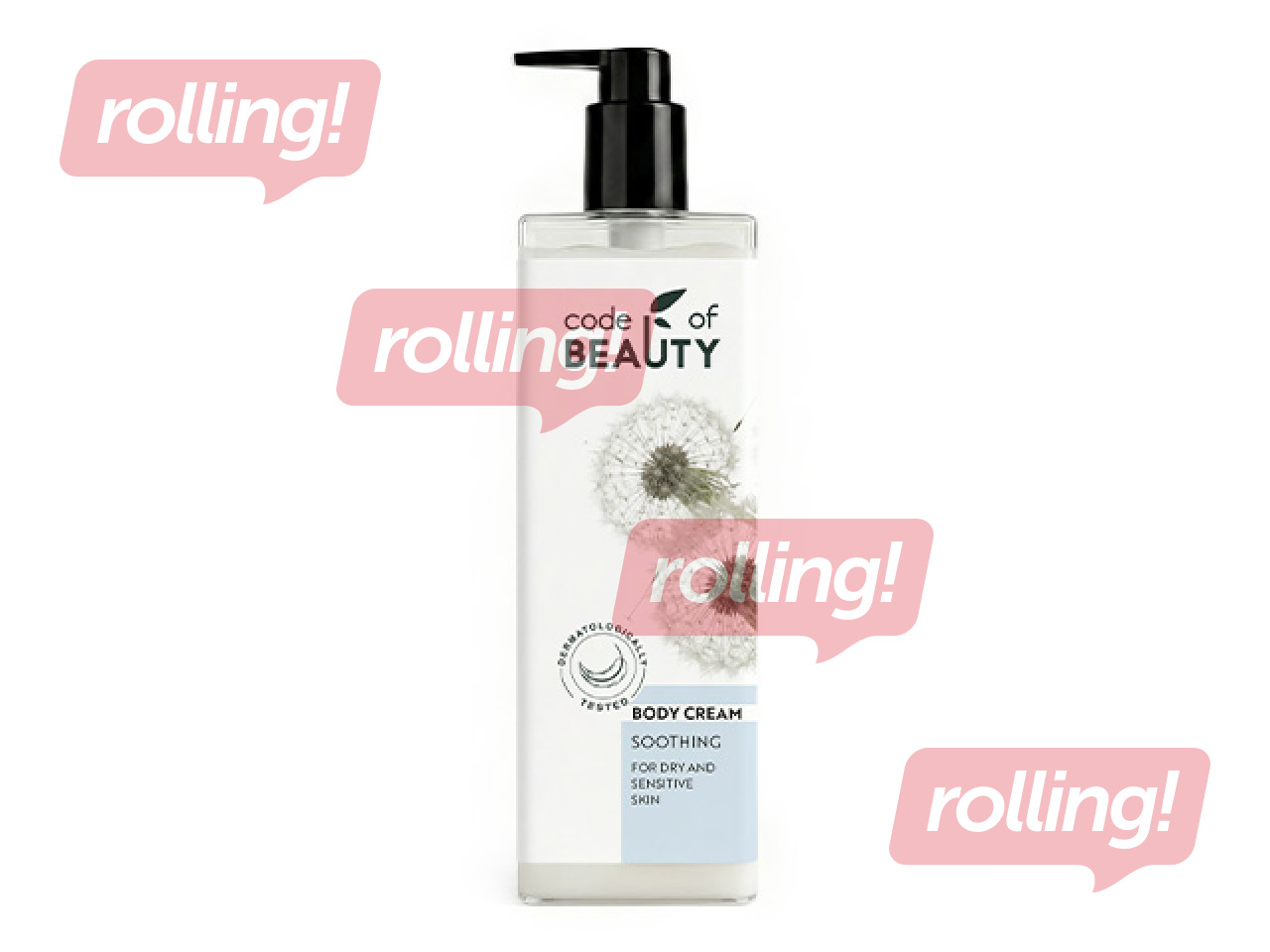 Kehakreem Code of Beauty, rahustav, kuivale ja tundlikule nahale, Smell of Flowers, 200ml