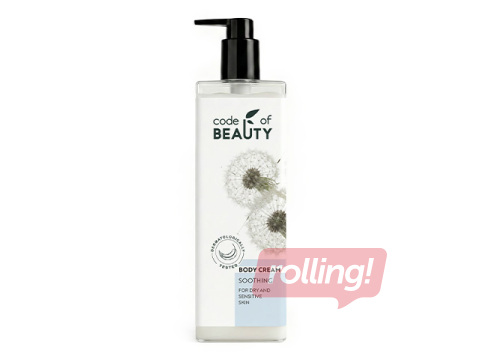Ķermeņa krēms Code of Beauty, nomierinošs, sausai un jutīgai ādai, Smell of Flowers, 200ml