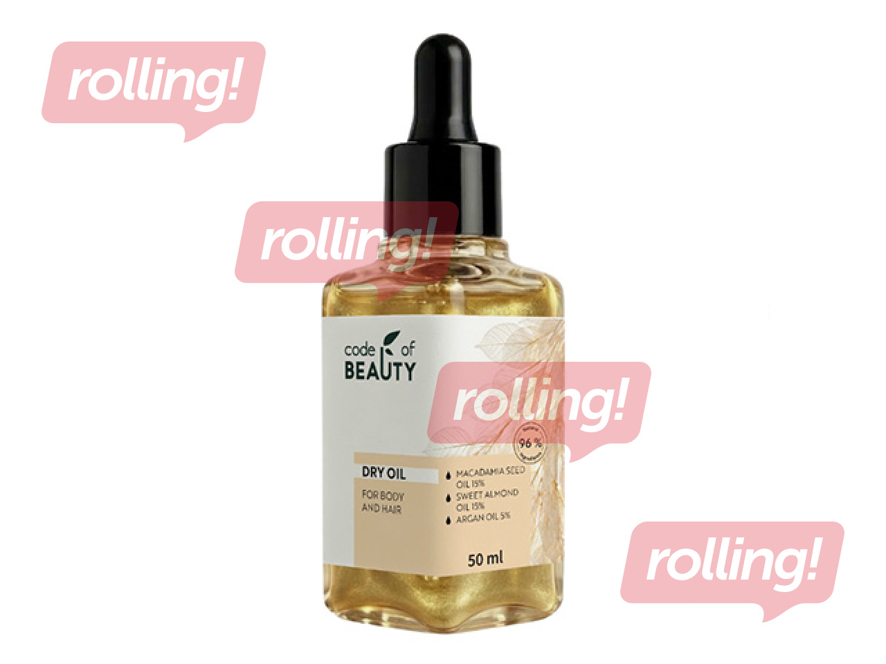 Ķermeņa un matu eļļa Code of Beauty, Sweet Tonka & Sandalwood, 50ml