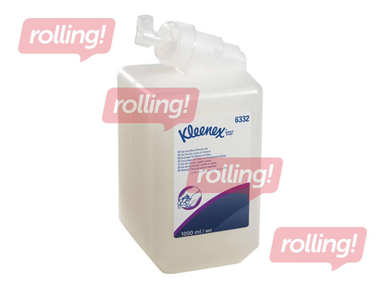 Seep Kleenex, juustele ja kehale, 1l