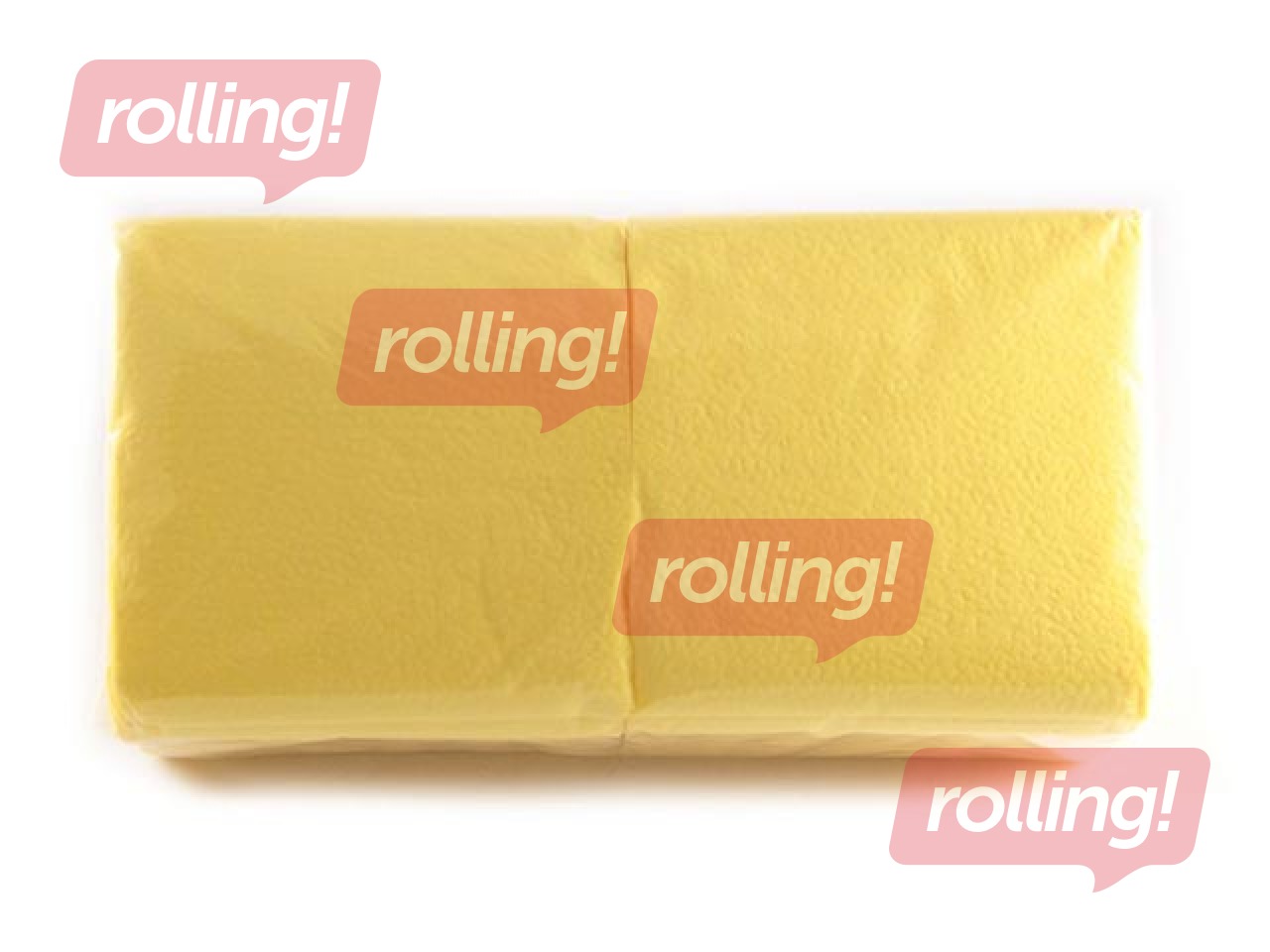 Salvetes Lenek, 24x24 cm, 400 gab., gaiši dzeltenas