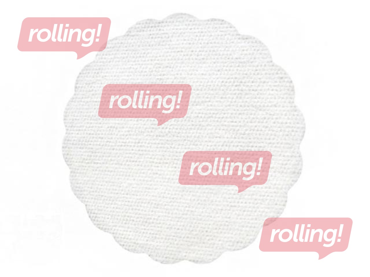 Одноразовые бумажные подкладки, диам 9см 1000шт