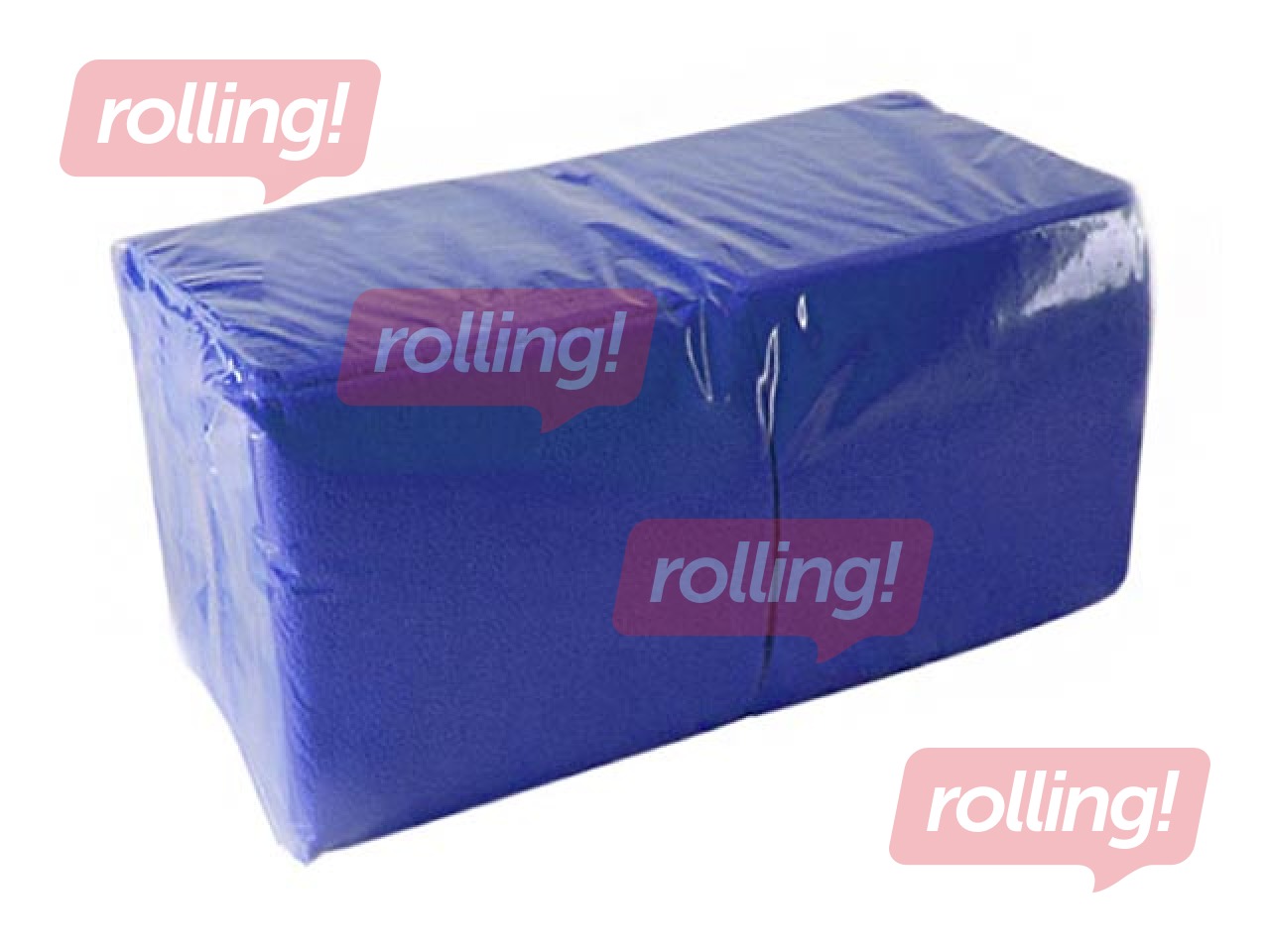 Салфетки Lenek, 24x24 см, 400 шт., 1 слой, темно-синие