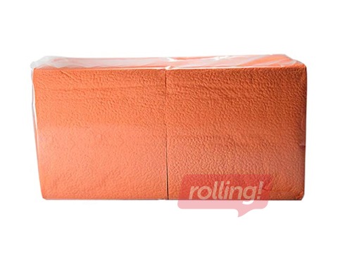 Napkins Lenek, 24x24 cm, 400 pcs., 1 ply, orange
