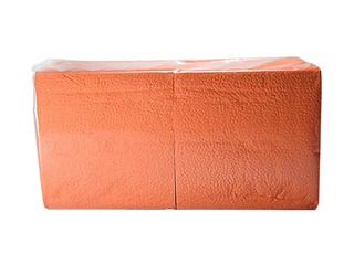 Napkins Lenek, 24x24 cm, 400 pcs., 1 ply, orange