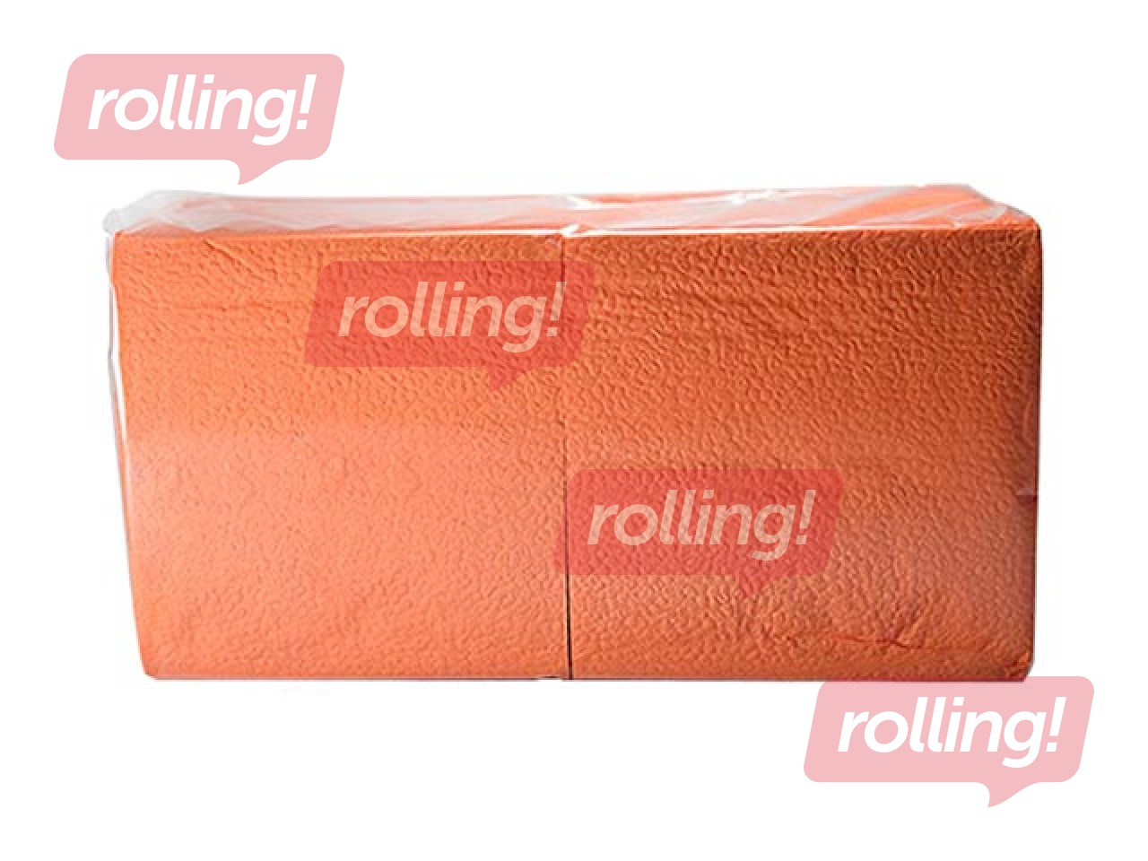 Napkins Lenek, 24x24 cm, 400 pcs., 1 ply, orange